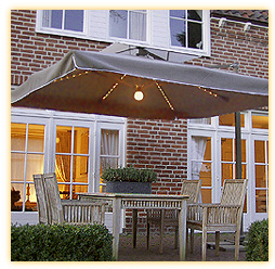 parasol met verlichting