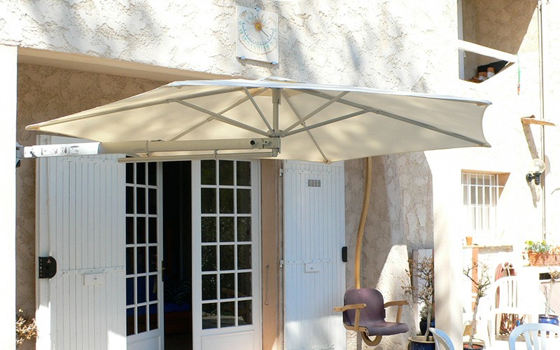 Solero® Muurparasols Parasols voor aan de muur of wand